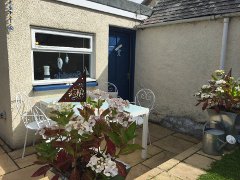 Garden seating area